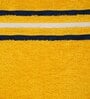 Yellow Cotton Solid 380 GSM Bath Towels (Set of 2)