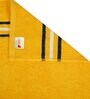 Yellow Cotton Solid 380 GSM Bath Towels (Set of 2)