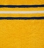 Yellow & Beige Cotton Solid 380 GSM Hand Towels (Set of 4)