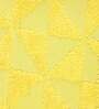 Yellow Cotton Geometric 56X50 Inch Tufted Throw