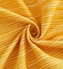 Yellow Cotton Solid 7ft Blackout Rod Pocket Door Curtain (1 Pc)