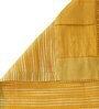 Yellow Cotton Solid 7ft Blackout Rod Pocket Door Curtain (1 Pc)