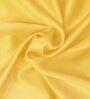 Yellow Cotton Solid 210TC Plain Single Bedsheet with 1 Pillow Cover