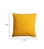 Yellow Textured Cotton 20 x 20 Inches Cushion Covers (Set of 5)
