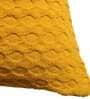 Yellow Textured Cotton 20 x 20 Inches Cushion Covers (Set of 5)