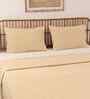 Yellow Cotton Textured Double Bedcover