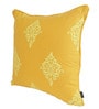 Yellow Traditional Cotton 18x18 Inches Cushion Covers (Set of 2)