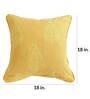 Yellow Traditional Cotton 18 x 18 Inches Cushion Covers (Set of 2)