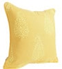 Yellow Traditional Cotton 18 x 18 Inches Cushion Covers (Set of 2)
