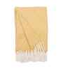 Yellow Cotton Vindhya Throw