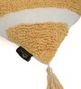 Yellow Woven Cotton 16 x 16 Inches Cushion Covers (Set of 2)