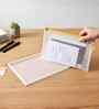 Yellow Document ZiPolypropyleneer Pouch Multipurpose Organizer
