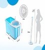 Blue Elegant 360  Bucket Spin Mop Set