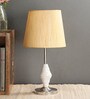 Yellow Fabric Designer Table Lamp