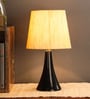 Yellow Fabric Designer Table Lamp