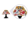 Nassau Yellow Fabric Shade Night Lamp With Metal Base