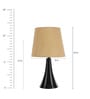 Yellow Fabric Designer Table Lamp