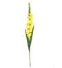 Yellow Fabric Gladiolus Artificial Flower Pack of 2