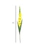 Yellow Fabric Gladiolus Artificial Flower Pack of 2