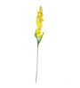 Yellow Fabric Orchid Artificial Flower Pack of 5