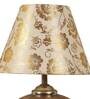 Miler Yellow Fabric Shade Night Lamp With Teracotta Base