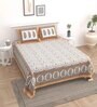 Yellow Cotton Floral 150 GSM Single reversible Reversible Bed Dohar