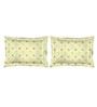 Yellow Floral 146 TC Cotton King Sized Bed Sheets with 2 Pillow Covers