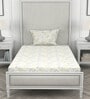 Yellow Floral 200 TC 100% Cotton Single Bedsheet With 1 Pillow Cover Solana Collection