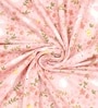 Pink Floral 220 Tc Cotton Super King Bedsheet With 2 Pillow Covers