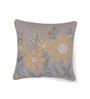 Yellow Floral Cotton Hand Crafted Cushion Covers
