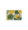 Yellow Floral Microfibre 24X16 Inches Anti-Skid Bath Mat