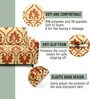 Yellow Florals Polyester 1 Seater Elastic Stretchable Sofa Cover