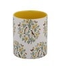 Yellow Flower & Two Birds with Inside Colour Yellow Printed Coffee Mug 320ml