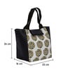 Yellow Flower with Two Birds Printed Rectangle Insulated Lunch Bag
