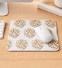 yellow Flower with Two Birds Printed Rectangle Mousepad