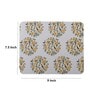 yellow Flower with Two Birds Printed Rectangle Mousepad