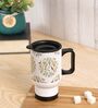 Yellow Flower with Two Birds Printed Steel Tumbler