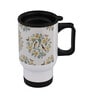 Yellow Flower with Two Birds Printed Steel Tumbler