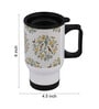 Yellow Flower with Two Birds Printed Steel Tumbler