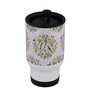 Yellow Flower with Two Birds Printed Steel Tumbler