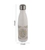 Yellow Flower with Two Birds Printed Steel Water Bottle 600ml
