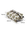 Yellow Flower with Two Birds Printed Toiletry Pouch