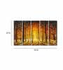 Yellow Forest Yellow Canvas Framed Landscape Art Panel Set of 5