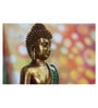Buddha In Yellow Canvas Framed Art Print (33 x 21 Inches)