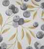 Yellow Fruit Print 200 TC Cotton Double Bed Sheet with 2 Pillow Covers Sensory Bloom Collection