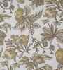 Yellow Fruit Print 200 TC Cotton Double Bed Sheet with 2 Pillow Covers Sensory Bloom Collection