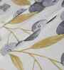 Yellow Fruit Print 200 TC Cotton Double Bed Sheet with 2 Pillow Covers Sensory Bloom Collection