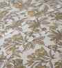 Yellow Fruit Print 200 TC Cotton King Size Bed Sheet with 2 Pillow Covers Sensory Bloom Collection