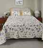 Yellow Fruit Print 200 TC Cotton Single Bed Sheet with 1 Pillow Cover Sensory Bloom Collection
