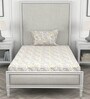 Yellow Geometric 200 TC 100% Cotton Single Bedsheet With 1 Pillow Cover Solana Collection